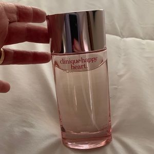Ladies Clinique Happy Heart perfume. Worn only a couple times. 3.4 Oz.